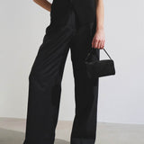 90's black nubuck bag
