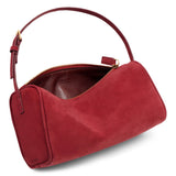 90'S burgundy nubuck bag