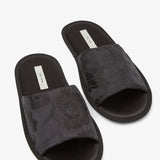 Frances slipper open toe flats