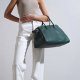 Soft Margaux green leather bag