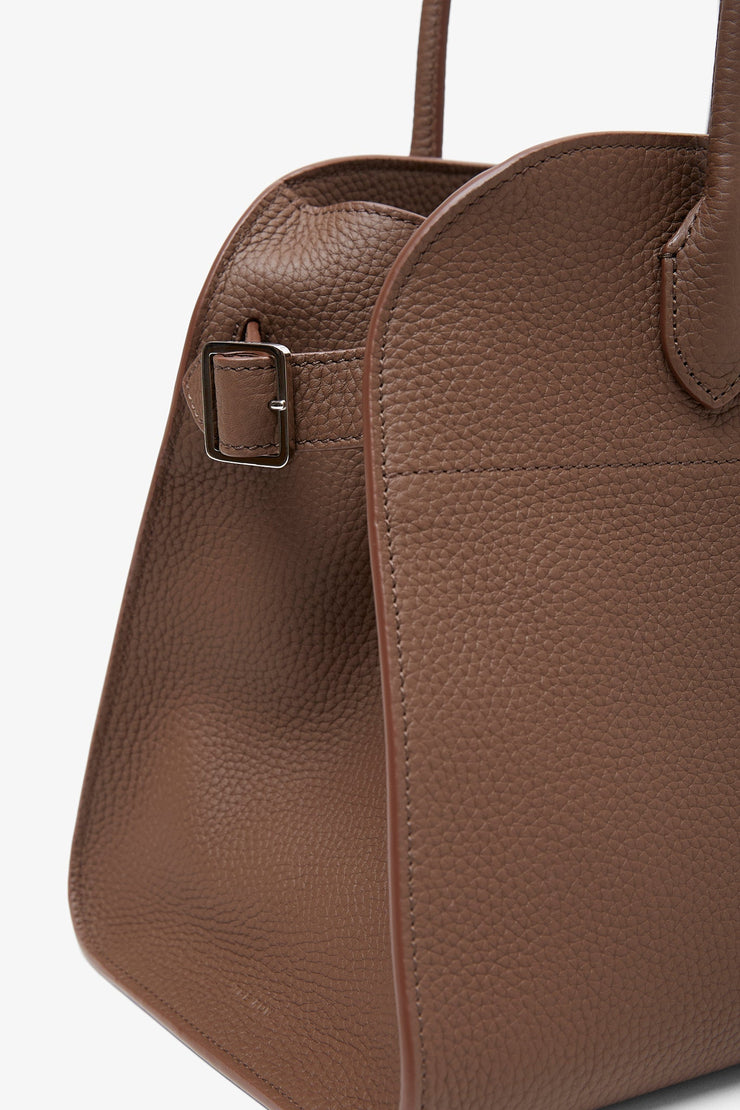 Soft Margaux 12 dark olive leather bag