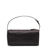 90'S dark brown leather bag