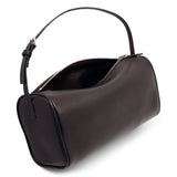 90'S dark brown leather bag