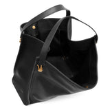 Alexia black leather top handle bag