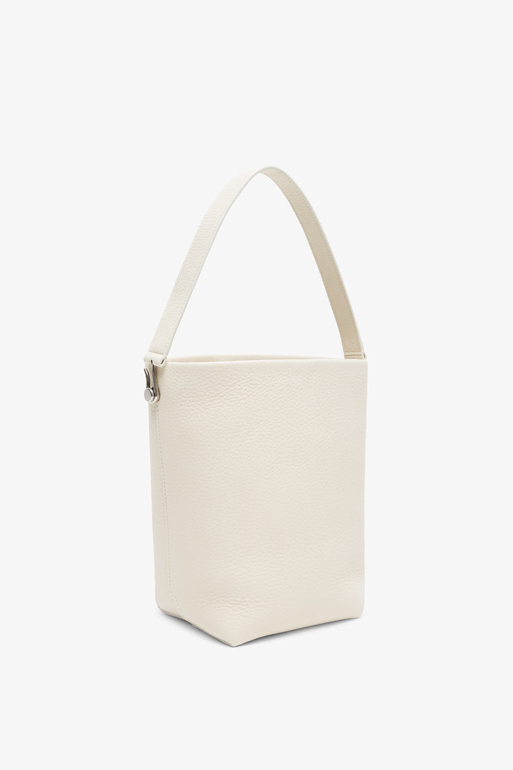 Small NS hook ivory tote bag