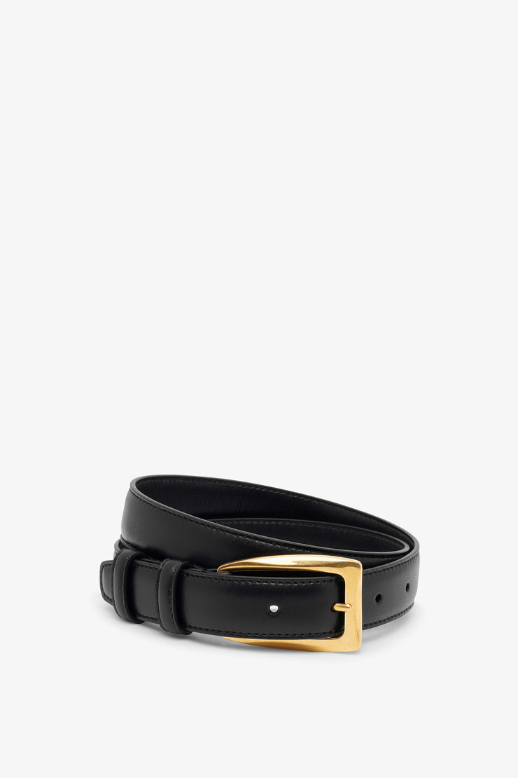 Arco black gold buckle belt