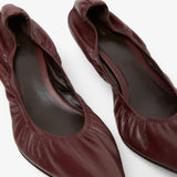 Liisa burgundy kitten pumps