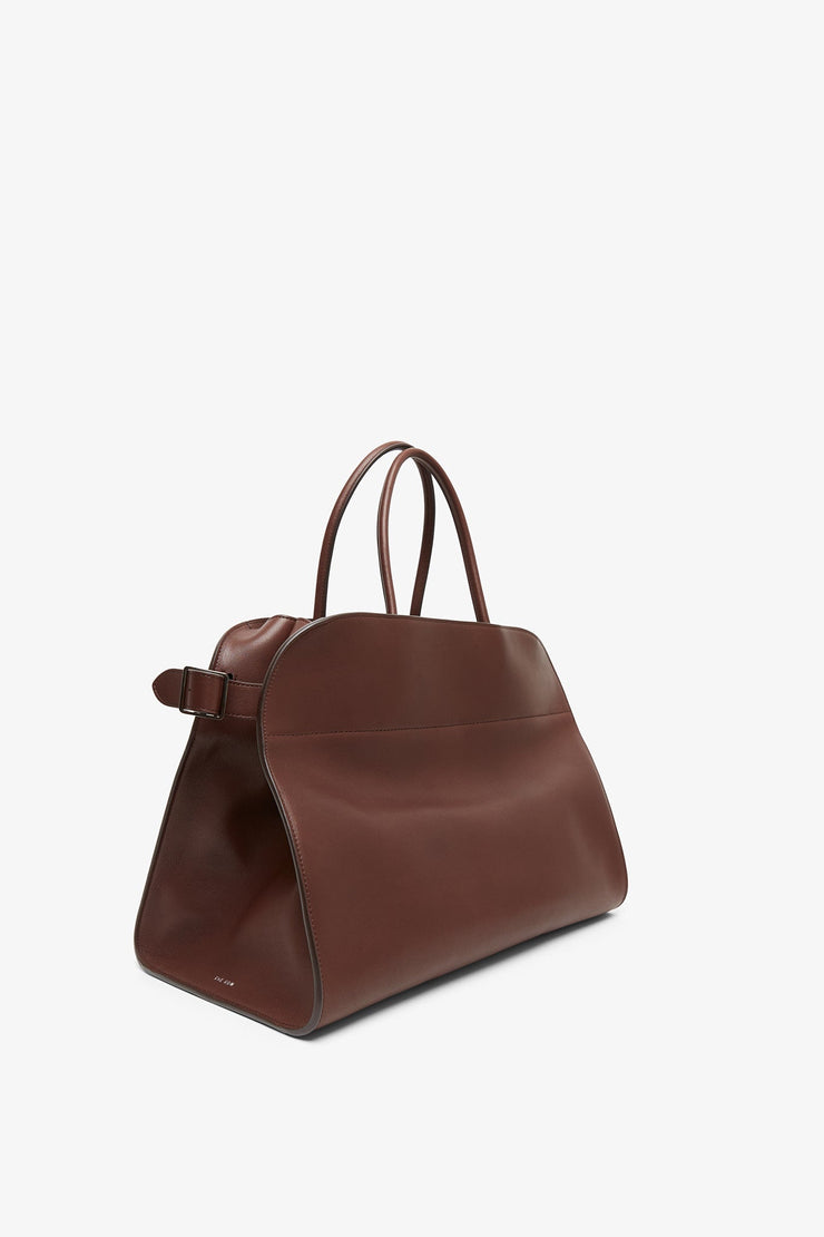 Margaux 17 dark brown saddle leather bag