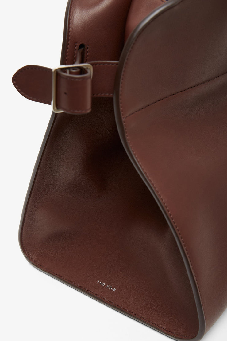 Margaux 17 dark brown saddle leather bag