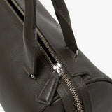 Edith grey small leather bag