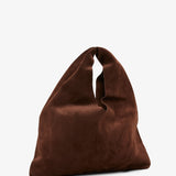Small Bindle brown suede shoulder bag