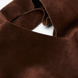 Small Bindle brown suede shoulder bag