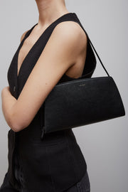 Dalia baguette black leather bag