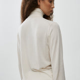 Heva shell wool turtleneck sweater