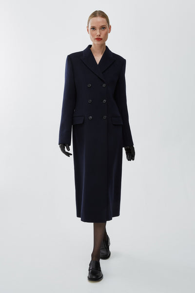 Woody wool coat