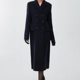Woody wool coat