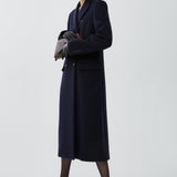 Woody wool coat