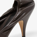 Liisa brown leather pumps