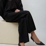 Liisa brown leather pumps