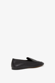 Hereditas flat black loafers