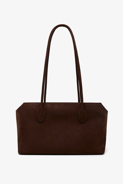 Terrasse dark brown nubuck bag