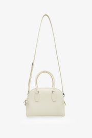 India 10.00 white top handle bag