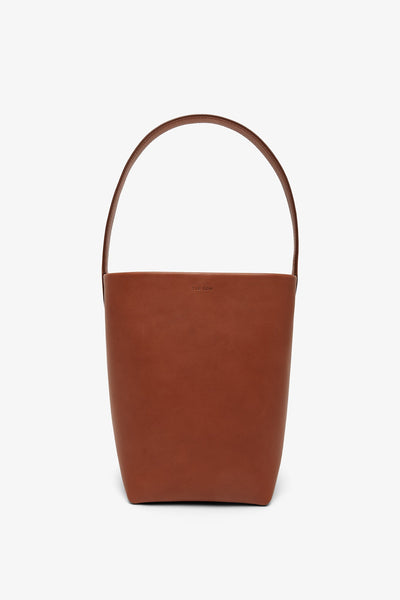 Small N/S Park dark cuir tote bag