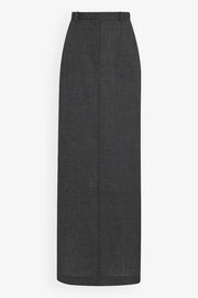 Roux dark grey long skrirt