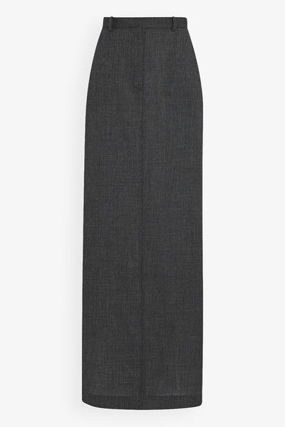 Roux dark grey long skrirt