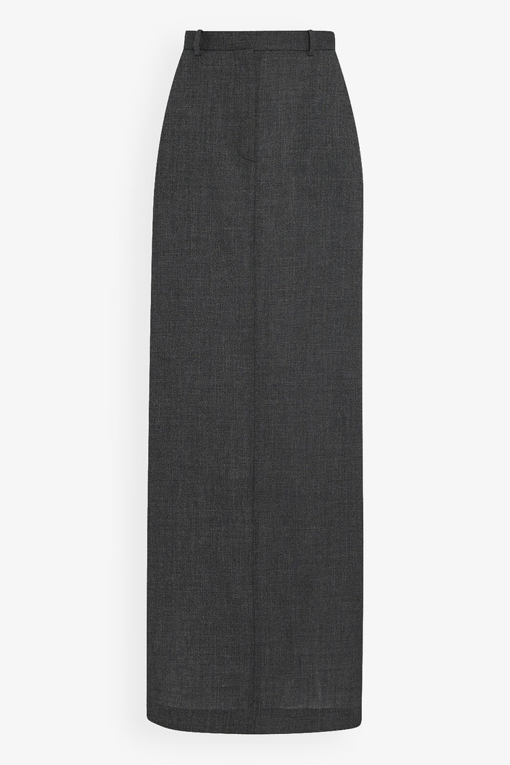 Roux dark grey long skrirt