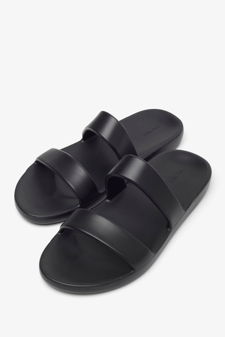 Foam black rubber sandals