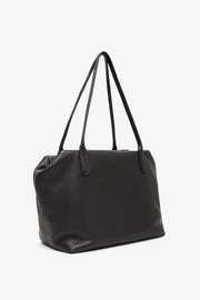 Henri black leather bag