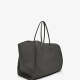 Marlo grey leather tote bag
