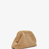 Mira natural raffia clutch