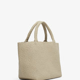 Ruth woven soft leather tote bag