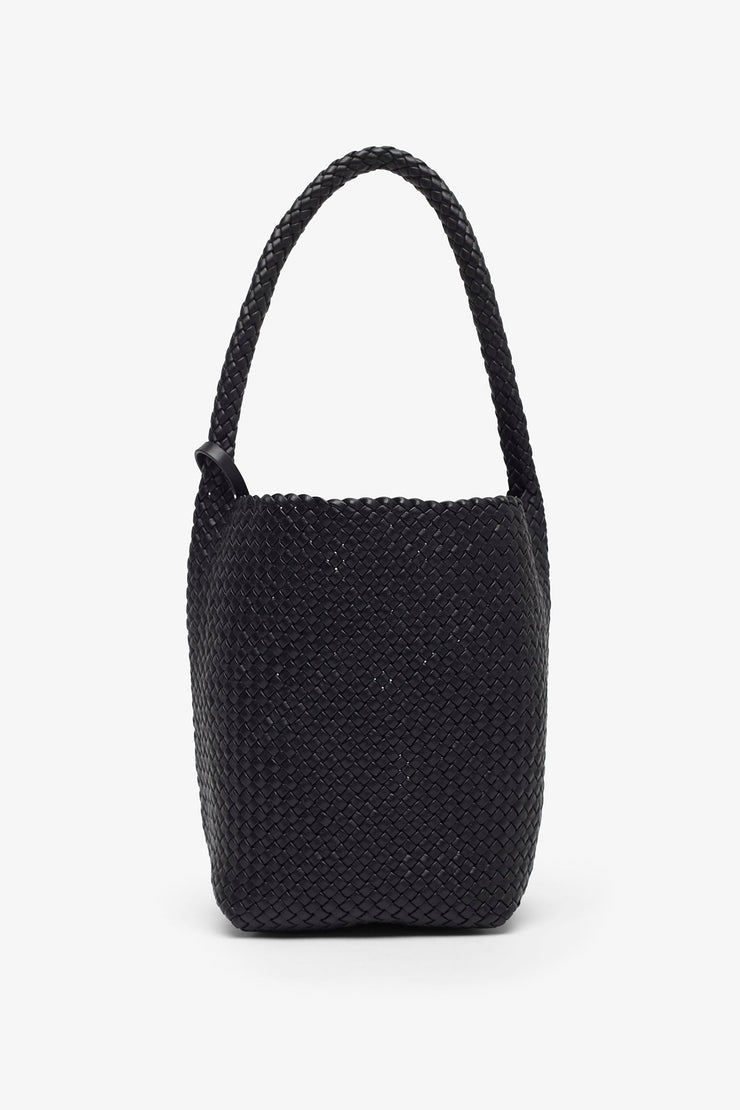 Small woven N/S tote bag