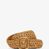 Ana woven leather belt
