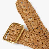 Ana woven leather belt