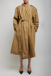Pami belted trench coat