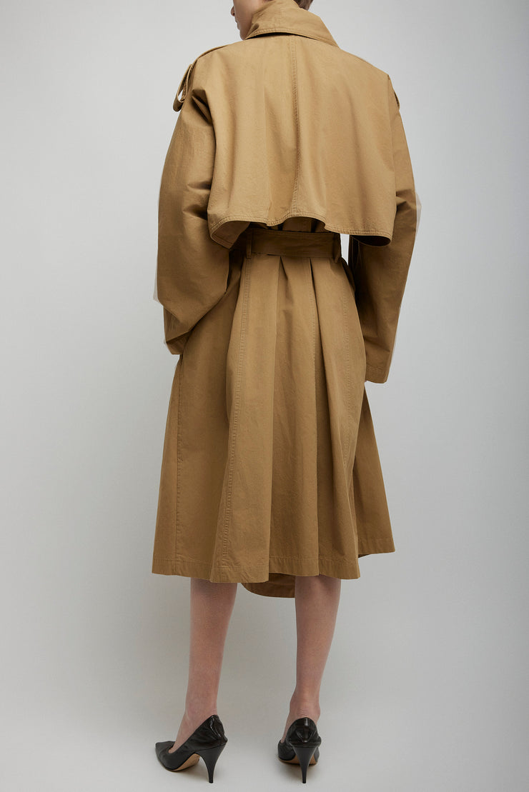 Pami belted trench coat