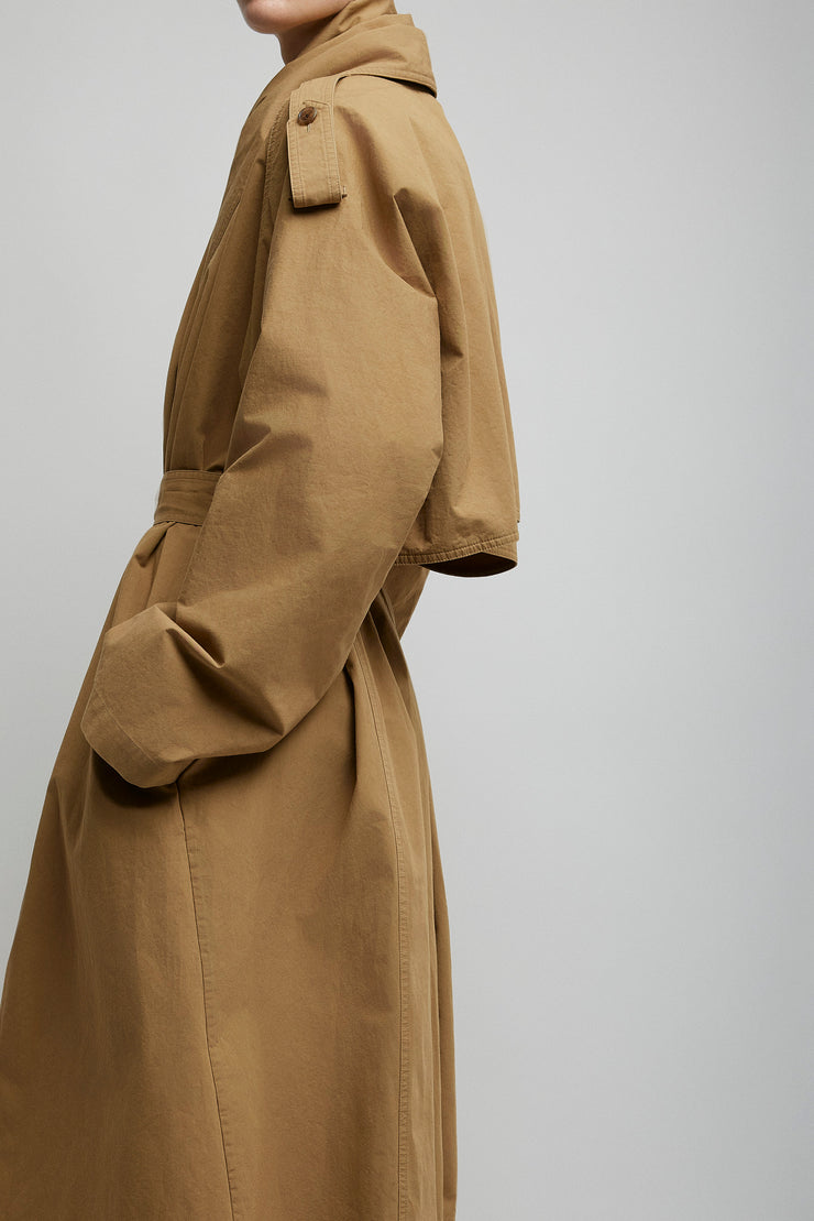 Pami belted trench coat