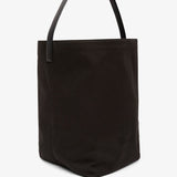 Large N/S black canvas tote bag