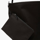 Large N/S black canvas tote bag