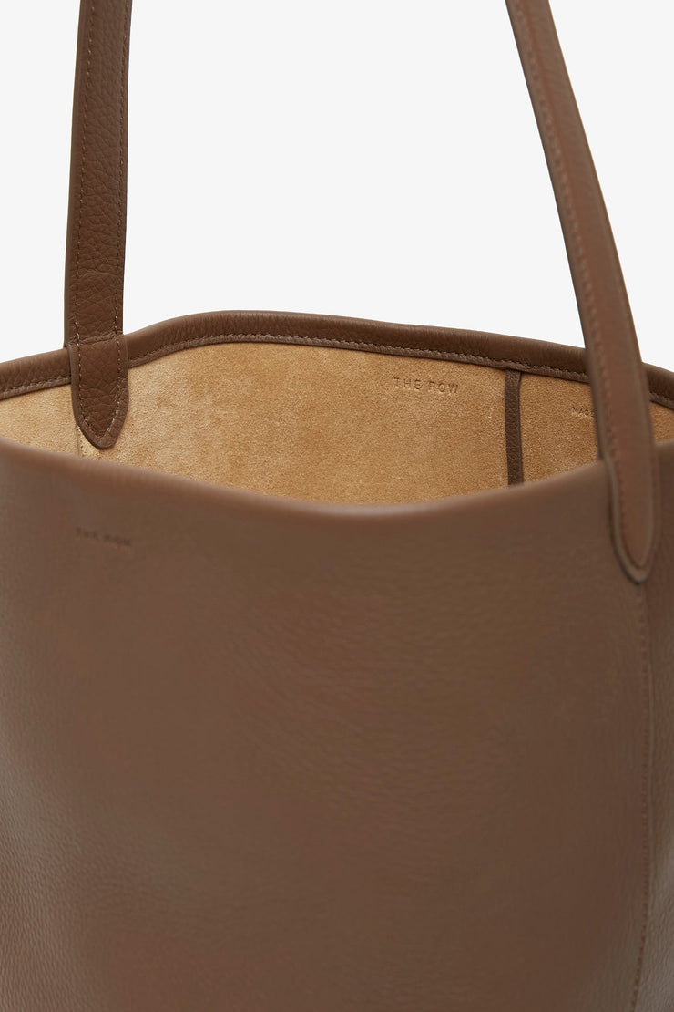 Medium N/S dark olive tote bag