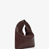 Bindle small brown leather bag