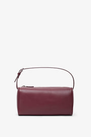 90'S burgundy leather bag