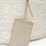 Didion ivory shoulder bag