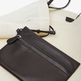 Barn ivory mesh tote bag