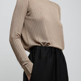 Keya beige knit top