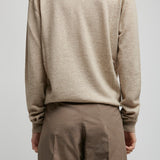 Kisaora beige melange cashmere top